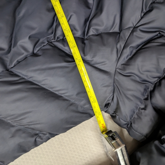 Eddie Bauer Crystal Ridge 550 Down Parka Womens 2XL Navy Fur Hood Puffer Duffle - Picture 4 of 11